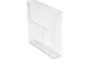 Deflecto - Portafolletos (tamaño A5, fijable a la pared)