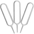 jbTec 3 x SIM Pin Mobile Phone Needle for Opening Phone Card Holder - Opener Pen Tool SIM Needle Replacement SIM Card