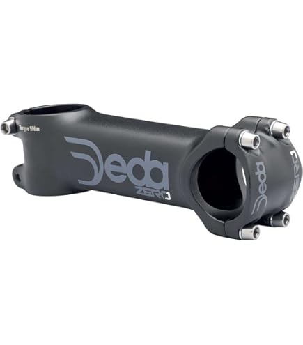DEDA zero100 team stem BOB 90mm 70° Deda Elementi Zero100 Team 70 Degree Stem, Black on Black