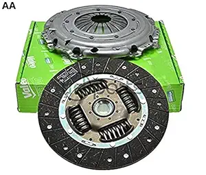 Valeo 2P Clutch Plate And Pressure For Tata Ace, D Diesel 404530, Black