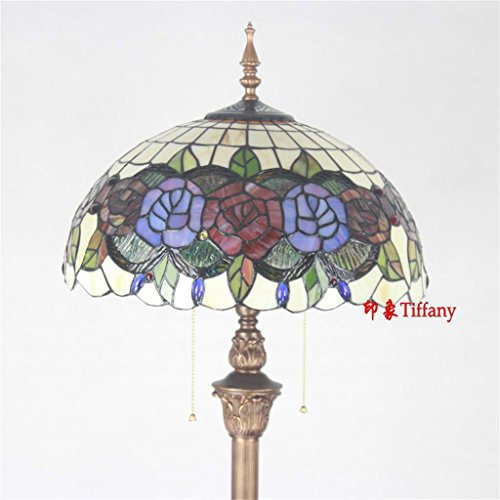 SINCERE@ 16 Zoll Tiffany Retro Pastoral Wohnzimmer Im Europäischen Stil Stehlampe Nacht Glass Art Cafe Bar Licht