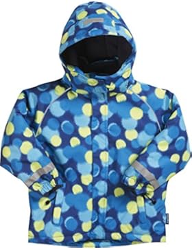 Playshoes Unisex Schnee-Jacke Punkte Allover Blau/Grün