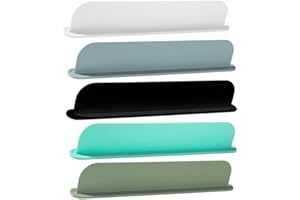 ELCHUIABY Reusable Silicone Sink Splashback Dishwashing Stopper Kitchen Splashback Sink Stopper Countertop Protector(black)