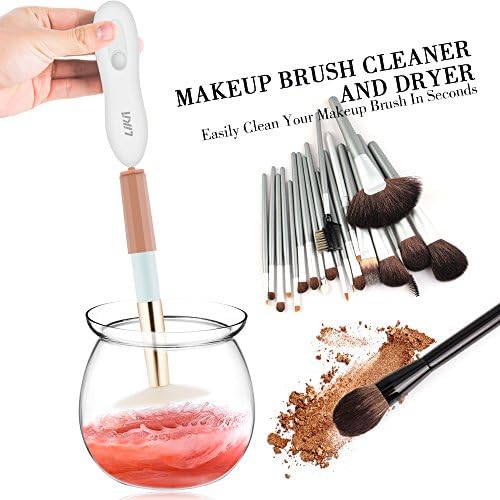 Makeup Brushes Cleaner, SZCTKlink Automatic Makeup Brush Cleaner and Dryer Multi-size Makeup Brush Cleaners - The Revolutionary Way To Clean And Dry Your Brushes in Seconds!
