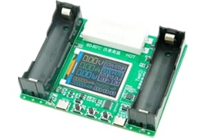 DollaTek 18650 Capacità batteria Modulo tester LCD MAh MWh Porta tipo C Display digitale Misurazione batterie al litio Tester rilevatore di potenza