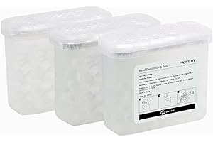 PAWBBY Lot de 3 boîtes désodorisantes pour litière de chat autonettoyante, désodorisants de rechange pour litière automatique pour chat