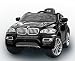 Produktbild RIRICAR BMW X6 Schwarz Lackiert Luxury, Weiche Eva Räder, Original Linzensiert Kinderfahrzeug Kinder Elektroauto Kinderauto, 2X Motor, 12-V-Batterie, mit 2,4 GHz Fernbedienung