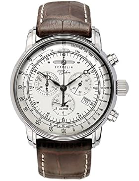 Zeppelin Herrenarmbanduhr Special Edition 100 Jahre Zeppelin Chronograph Alarm 12-Stunden-Stoppfunktion Quarz...