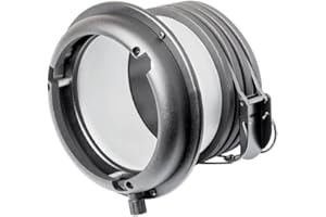 Pixapro 15cm Converter Adapter Ring Photography Lighting Studio Video Camera Photoshoot Portable Light Filming Kit Photography Accessories Bowens S-Type to Compatible with Profoto