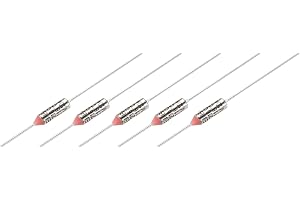 QUARKZMAN 5 stycken metalltemperatursäkring RY216 216 °C 420,8 °F 10 A 250 V avstängning temperaturskydd för motortransformat