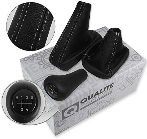 Shift Boot Handbrake Boot Gear Knob 5-Speed White