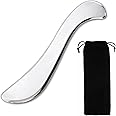 Zurligi Stainless Steel Scraping Tool, Scar Tissue Tool Muscle Scraping Tool, Guasha Massage Scraper Fascia Scraper Skin Scraping Tool, Soft Tissue Massage Tool (ASD10)