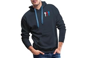 Spreadshirt Die Drei Fragezeichen Kleines Logo Männer Premium Hoodie