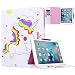 Produktbild Yokata Apple iPad 2 / iPad 3 / iPad 4 Hülle Case Schutzhülle Tasche mit Standfunktion und Auto Sleep / Wake Up Funktion Slim Ultra Dünn Hochwertiges PU Leder Etui Ledertasche für Apple iPad 2 / 3 / 4 (9,7 Zoll) Tablet Etui - Regenbogen und Pferd
