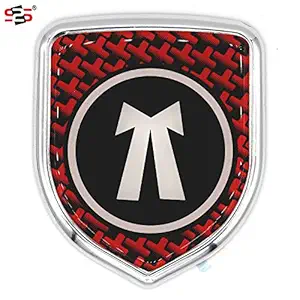 S2S 3D Chrome Sticker Emblem Badge Logo For Cars & Bikes (Advocate)