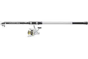 Tanager SW Surf Tele Canne à pêche téléscopique et Moulinet pour pêcher les carnassier en mer depuis la plage