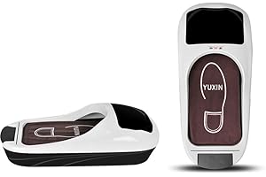 Happyyami Distributore Automatico di Copriscarpe Macchina Copriscarpe da Casa Protezioni Tappeti per Lucidatrice di Scarpe da Ufficio (Macchina per pellicole per Scarpe)