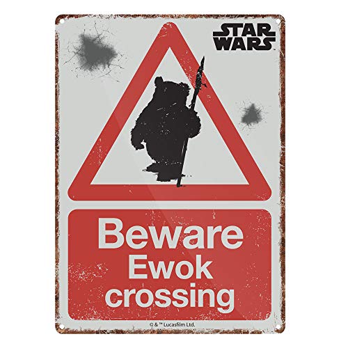 Preisvergleich Produktbild Star Wars Ewok Targa Metallica Piccola