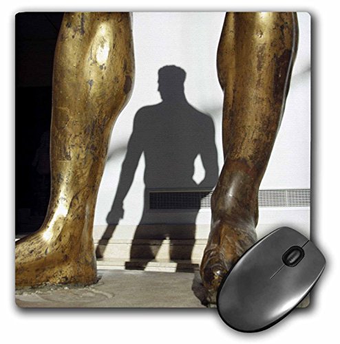 3dRosemp_82129_1 8 x 8-Inch Gilded Bronze Statue of Hercules, Italy - Eu16 Mme0082 - Michele Molinari Mouse Pad