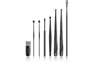 SHARPCOST Ear Wax Removal, Ear Cleaner Camera with 1080P, Ear Cleaning Kit with 6 Ear Pick, Otoscope with Light, Ear Camera for iPhone, iPad, Android Phones