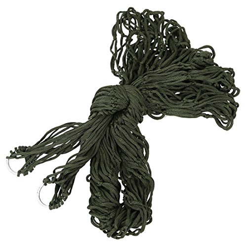 Book's Cover of SODIALR Vert Fonce Nylon Hamac Suspension Maille Lit de Couchage Balancoire camping en plein air Voyage