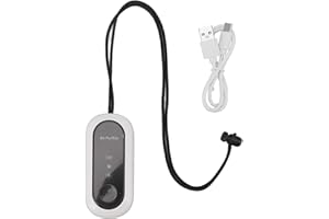 BAOFUYA Oczyszczacz Naszyjnikowy Przenośny Akumulator Osobisty Jonizator Oczyszczacza Powietrza do Samochodów, Samolotów, Biur, Sypialni i Podróży