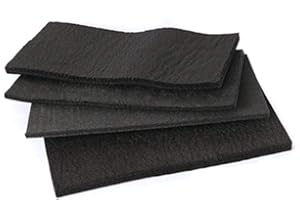 SOFIALXC Schutzdecke aus Kohlefaser-Graphitfilz, für Hochtemperatur-Schweißen, 2 mm x 100 mm x 100 mm