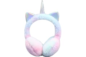 SEDEX Paraorecchie per Ragazze Unicorno Paraorecchie Invernale in pelliccia Sintetica Scaldabagno con Graziosi Paillettes Orecchie per Bambini Protezione dal Vento Unisex Moda Inverno Natale Regalo