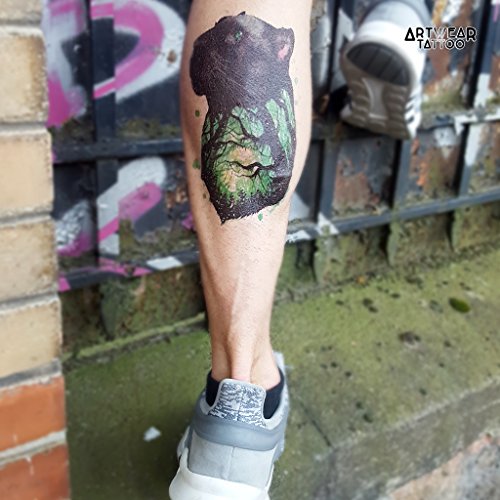Temporäre Tätowierung / Temporary Tattoo ArtWear Tattoo "Watercolor Panther"
