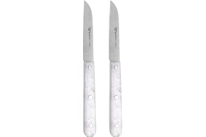 GRÄWE No?e kuchenne 2 sztuki w pi?knym wzornictwie z masy per?owej