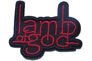 hotrodspirit - Patch Lamb of God Noir et Rouge écusson Veste Blouson