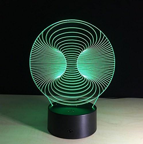 SMILE QUEEN 3D Optical Illusion Lamp football LED Night Light, 7 Colors Unique Lighting Effects Home Decoration Touch Christmas