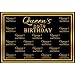Produktbild OERJU 2,2x1,5m Geburtstag Hintergrund Fotografie 30 Geburtstag der Königin Goldrahmen Tapete Erwachsene Ältere Party Poster Porträt Kundengebundener Hintergrund Requisiten