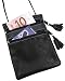 Produktbild LEDER BRUSTBEUTEL BRUSTTASCHE BRUSTBÖRSE TASCHE BÜFFELLEDER MJ-DESIGN-GERMANY SCHWARZ