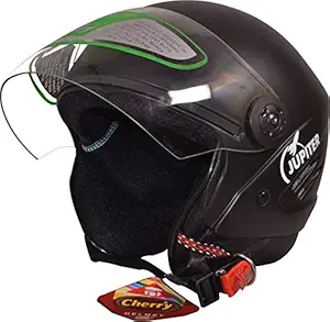 Cherry Jupiter Men and Women Open Face ISI Certified Modular Bike and Scooty Helmet