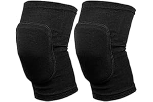 Lot de 2 genouillères de danse, genouillères élastiques unisexes, genouillères de sport, genouillères respirantes, genouillères pour enfants et adultes pour la danse, le football, le jogging, le yoga