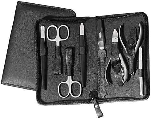 Black 8 Piece Manicure Case by Orton West