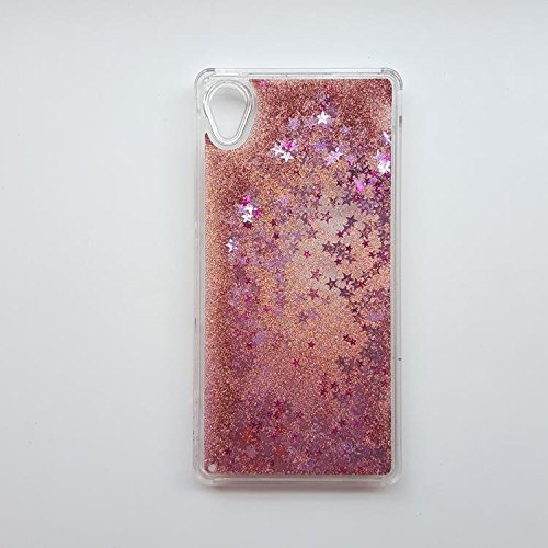 Dynamischer flüssiger Bling Stern Quicksandkasten für Sony Xperia Z5 Bunte Paillette zurück Bucht Für SONY M4 Aqua Kunststoff-Hartschale