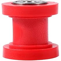 Rouleau Tendeur Chaîne 10mm Qiilu - Pour Moto Dirt Bike ATV - Rouge