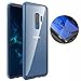 Produktbild DoubTech Sumsung S9 Plus Hülle, Ultra Thin Magnetic Phone Case Eingebaute Metall Magnetische Adsorption Gehäuse Gehärtetem Glas Abdeckung Für Sumsung