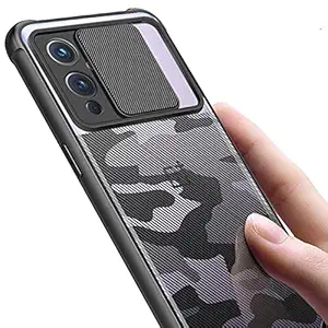 MILLION CASES OnePlus 9 Pro Camouflage Camera Protective Case (Black)