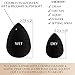 Dream Beauty Box Silicone Makeup Sponge & Beauty Blender Kit - 3 Piece Original Complexion Perfection - 2 Clear Gel, Makeup Applicator, Cushion Pads - 1 Premium Black, Latex-Free, Teardrop BeautyBlender