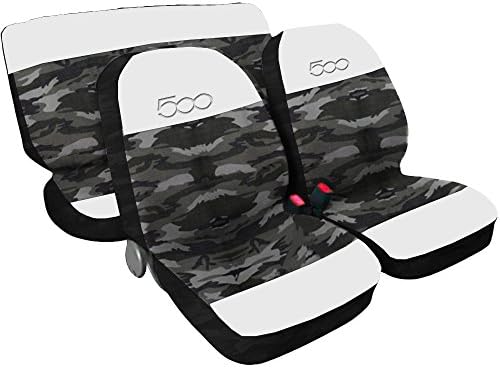 Lupex Shop 500 _ BI.MCH Seat Covers, Two-Tone White/Light Camouflage