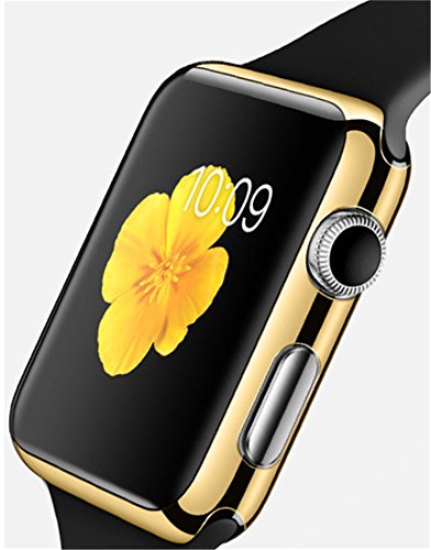 Interesting® Ultra-Slim Electroplate Metall Hard Case Cover für iWatch Apple Uhr (Gold 38mm) - 2