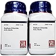 SRL Combo Pack Sodium Chloride ACS, 99.9%, 1Kg (500Gm x 2 Pack), CAS: 7647-14-5, Molecular Formula: NaCl, Molecular Weight : 58.44, Shelf Life: 5 years for laboratory and industrial use