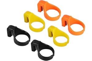 HEEPDD 6 Stücke Quilten Fadenabschneider Ring, Linie Finger Schneidwerkzeug Finger Klingen für Garn Angelschnur Hause Fingerhut Nähen Handwerk DIY Tools (zufällige Farbe) Nadeleinfädler