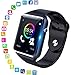 Produktbild Bluetooth Smartwatch jpantech Fitness Uhr Intelligente Armbanduhr Fitness Tracker Smart Watch Sport Uhr mit Kamera Schrittzähler Schlaftracker Romte Capture Kompatibel mit Android Smartphone(Schwarz)