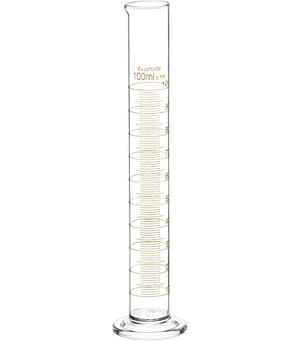 Cilindro Graduato In Vetro Teqler 100 Ml - Con Base Esagonale E Beccuccio - Foto 9