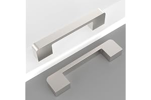 Coinkoly 10 pezzi Maniglie per Nichel Mobili da Cucina distanza foro 96 mm maniglia per porta armadio maniglia per armadio da cucina maniglia per camera da letto maniglia per casa CK-EU0011