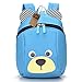 Produktbild Kinderrucksack TEAMEN® Anti verloren Kinder Rucksack Mini Bär Schule Tasche für Baby Jungen Mädchen Kleinkinder 1-3 Jahre (Hellblau)